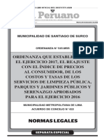 Municipalidad de Santiago de Surco: Ordenanza #545-Mss