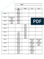 Horarios UPN