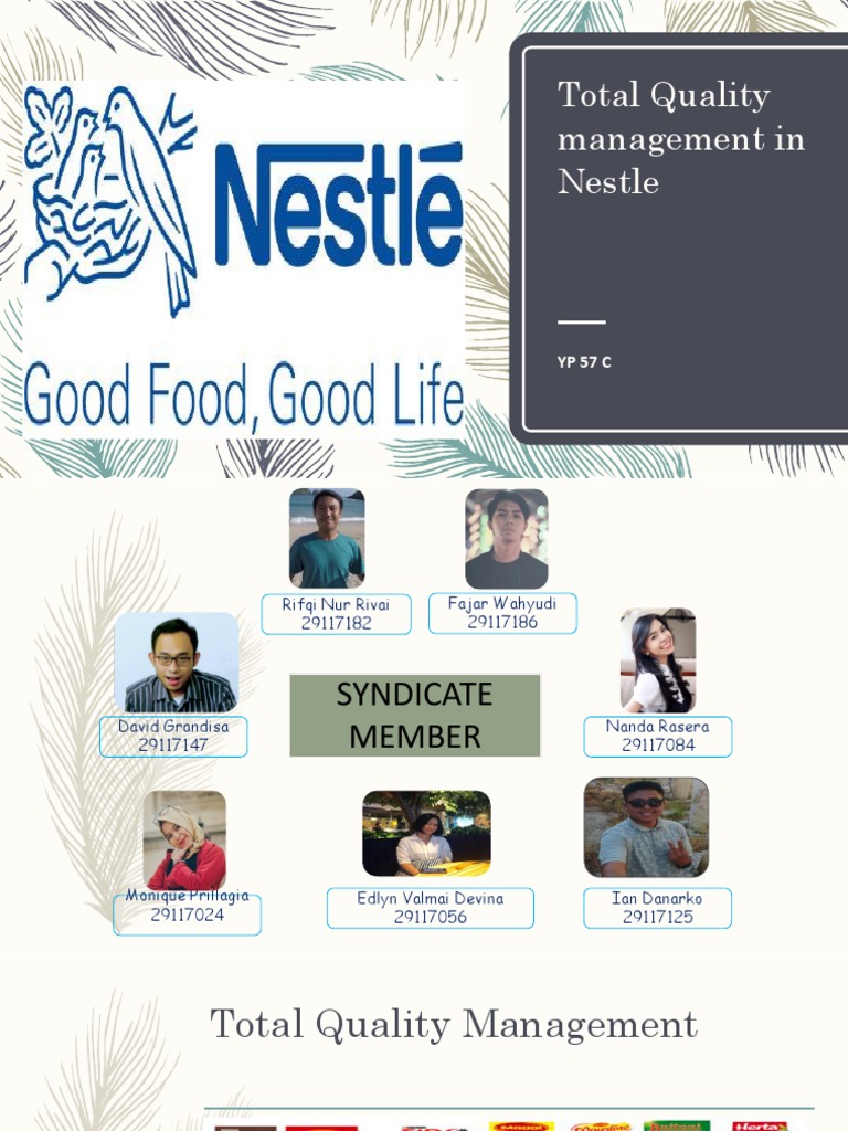NESTLE TQM (Syndicate 5 & 6) | PDF | Hazard Analysis And Critical ...