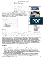 EBSCO Information Servicee