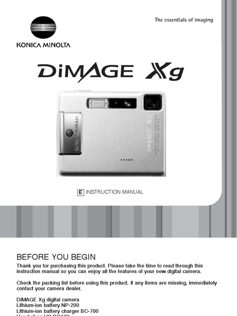 Minolta Dimage XG 3.2 mpx bleu - Photo, audio & vidéo