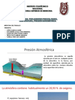 Patologia Por Agentes Fisicos. Ruido, Temperatura, Presión Barométrica