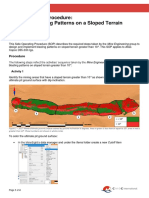 SOP - Blast Pattern Design On Sloped Terrain PDF