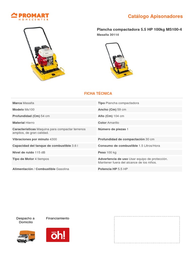 Plancha Compactadora | PDF