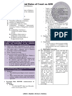 Chap 9 Special Rules of Court On ADR Ver 1 PDF