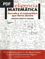 364914114 Inteligencia Matematica Eduardo Saenz PDF
