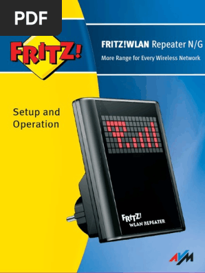 Fritz Wlan Repeater N G Wireless Lan Ieee 802 11