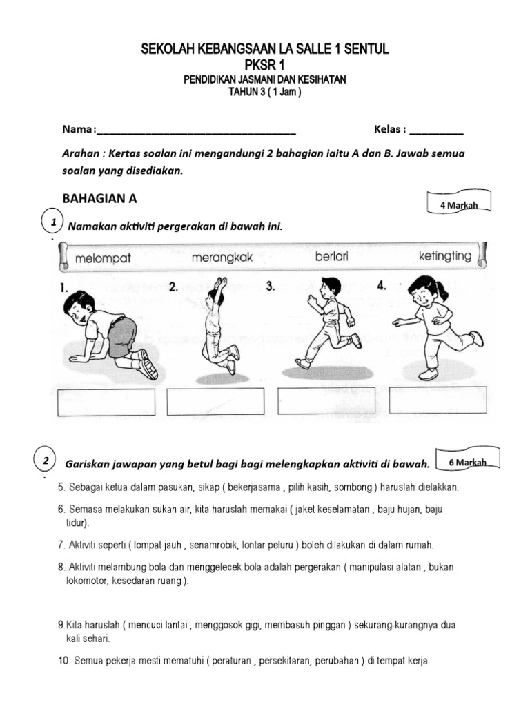 Pjk Thn 3 Pksr 1 Pdf