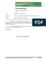 Informe N°02, Requerimiento para Topografia