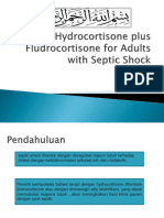 Hydrocortisone Plus Fludrocortisone For Adults With Septic Shock
