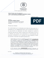 Respuesta de La Corte A El Expresidente Uribe