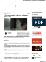 Hikikomori, Ou La Solitude Volontaire Mais Subie PDF