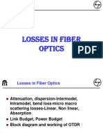 Losses in Optical Fiber
