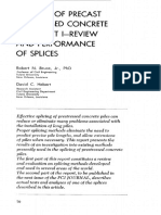 Splicing Prestressed Concrete Piles: Review and Testing of Methods