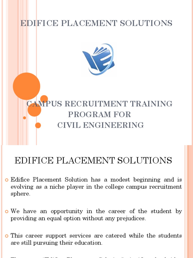 Edifice Placement Solutions Profile 2018 - 2019 | PDF | Engineering ...