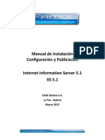 Manual Instalacion Configuracion Publicacion IIS51