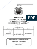 8.1.3 C SPO Pemantauan Waktu Penyampaian Hasil Pemeriksaan Laborat