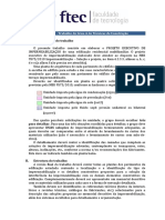 Instrução Trabalho de Técnicas de Construção - Grau a - Turma Noite