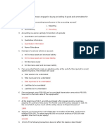 Accounting Fundamentals Quiz: Assets, Liabilities, Equity