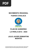 Plan de Gobierno de Julio Damartini	