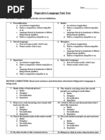 Download Figurative Language Unit Test by Kathy Wooten SN38864641 doc pdf