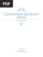 Cloud Network and Security Services: Google Amazon Azure