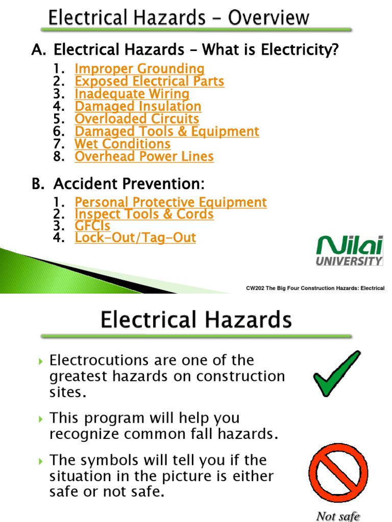 Chapter 1a - OSHA Electricity Safety | PDF | Insulator (Electricity ...