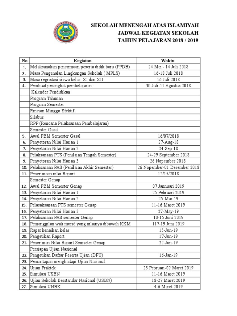 Program Wali Kelas Mts - IMAGESEE