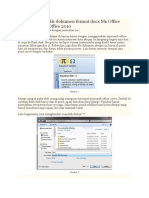 Cara Membuat File Dokumen Format
