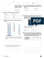 Ficha de refuerzo de Física para secundaria con ejercicios resueltos