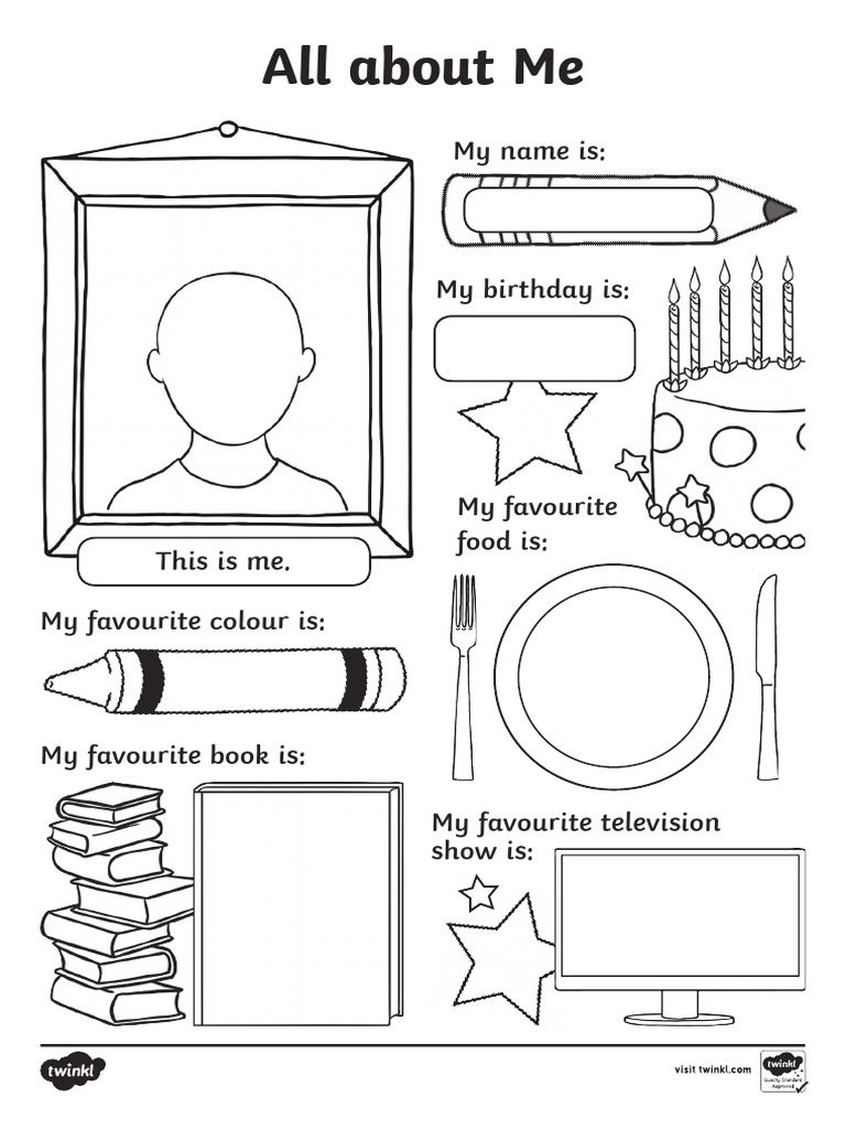 T T 28988 All About Me Activity Sheet - Ver - 2 PDF | PDF