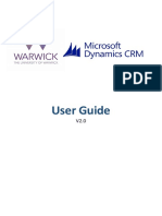 User Guide to Dynamics CRM Changes