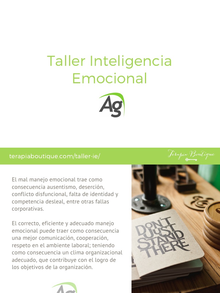 Taller de Inteligencia Emocional Empresarial | PDF | Las emociones ...
