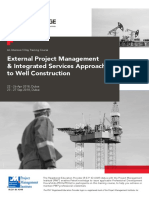 External Project Management Integrated Services Approach To Well Construction