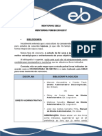 Mentoring EBEJI direciona estudos para concurso público