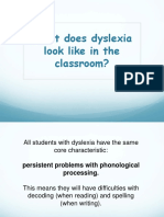 Dyslexia in The Classroomjhg