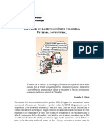 La Crisis de La Educacion en Colombia PDF