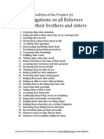 30 Obligations of Believers