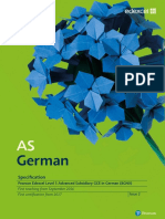 Specification GCE AS Level L3 in German PDF