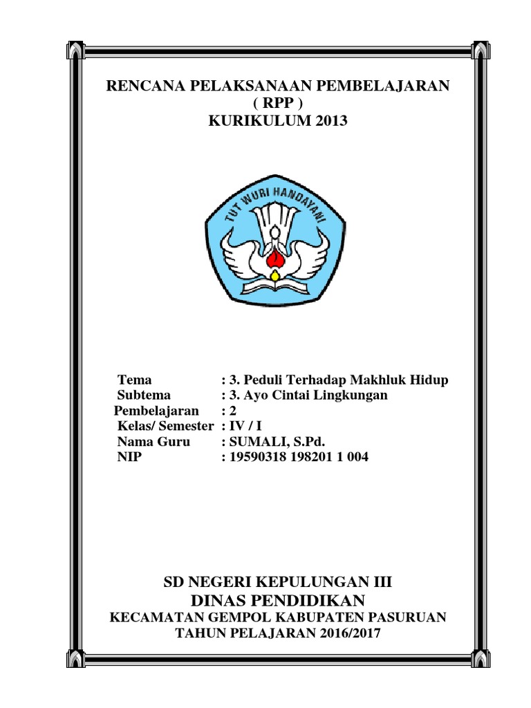 Cover Rpp K13