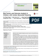 Risk Factors and Outcome Analysis in Children With Carbon Monoxide Poisoning