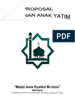 Masjid Jamie Riyadhul Mu’minin Proposes Santunan Anak Yatim Event