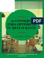 50 Consejos para Optimizar Tu Restaurante - J. Luis Martir Millan