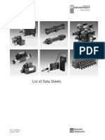 Rexroth Datasheets List PDF