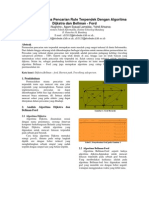 Analisis Algoritma Pencarian Rute Terpendek Dengan Algoritma