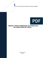 Manual IBMEC para elaboração de TCC