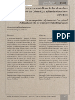 Chólera Morbus No Curato de Nossa Senhora Imaculada Conceição Do Porto Das Caixas: A Epidemia Relatada Nos Periódicos