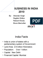 Doing Business in India