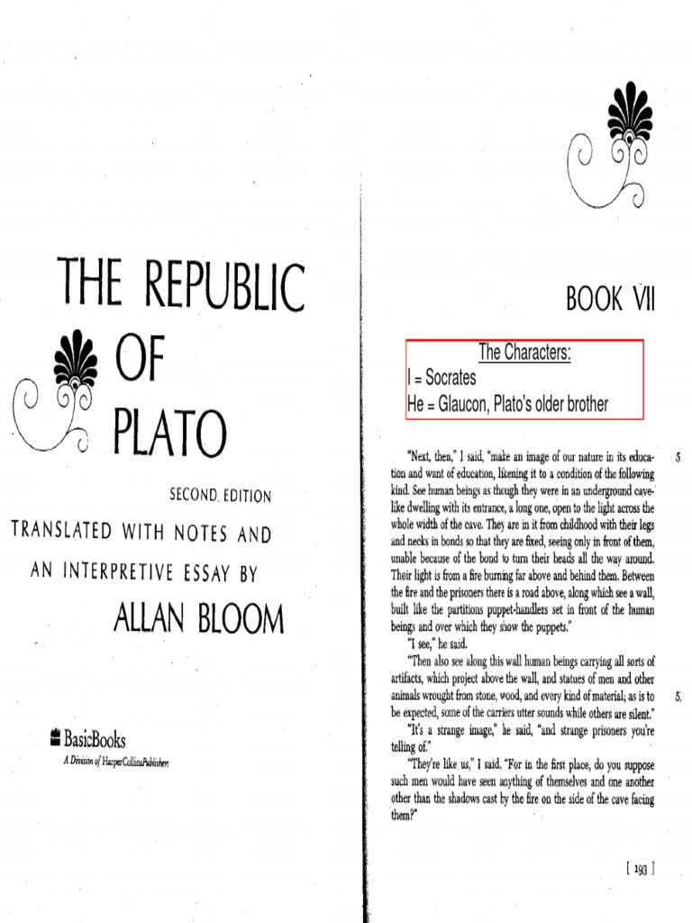 Plato, Allegory of The Cave | PDF