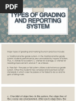 Grading and Reporting Systems Overview | PDF | Educational Assessment ...
